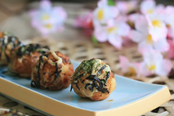 Takoyaki molho - comida japonesa — Fotografia de Stock
