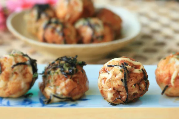 Takoyaki molho - comida japonesa — Fotografia de Stock