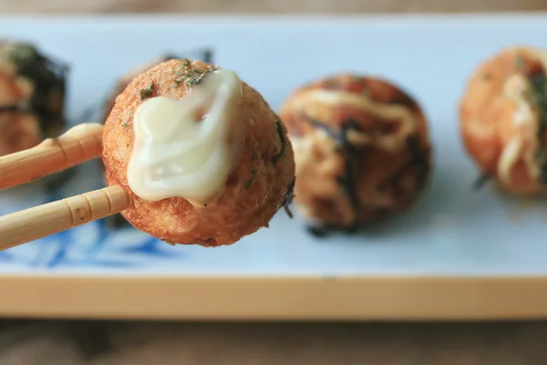 Takoyaki molho - comida japonesa — Fotografia de Stock