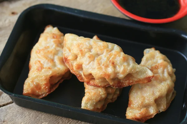 Fried dumplings - Japanese food — Stock Photo, Image