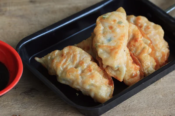 Fried dumplings - Japanese food — Stock Photo, Image