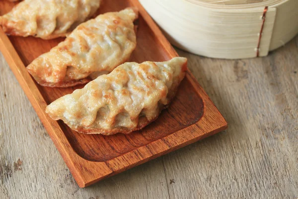 Fried dumplings - Japanese food — Stock Photo, Image