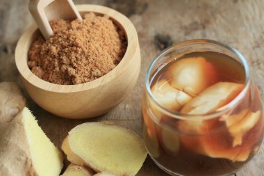 soya peyniri ve taze zencefil