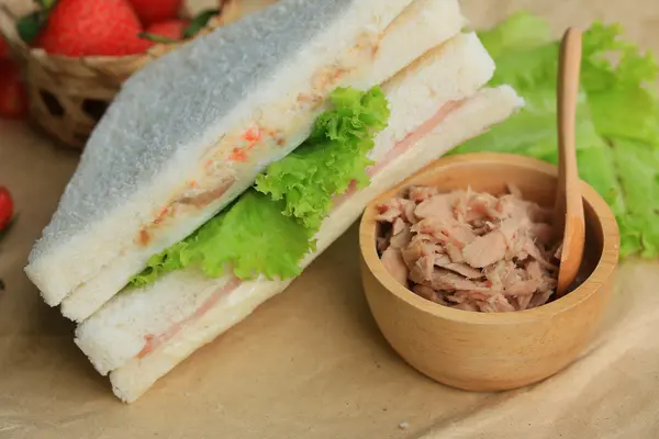 Leckerer Thunfischschinken — Stockfoto