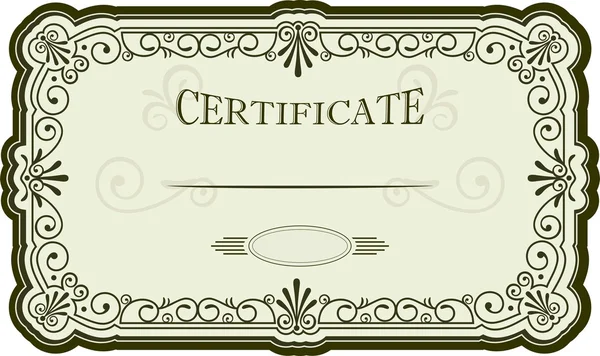 Zertifikat oder Diplomdesign — Stockvektor
