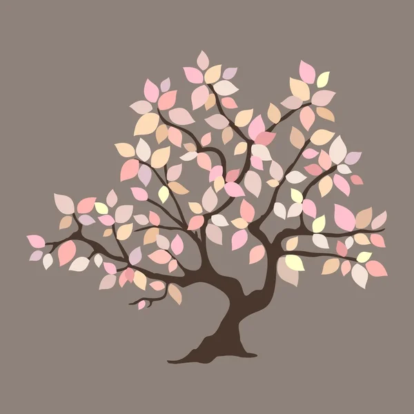 Güzel sonbahar ağacı — Stok Vektör
