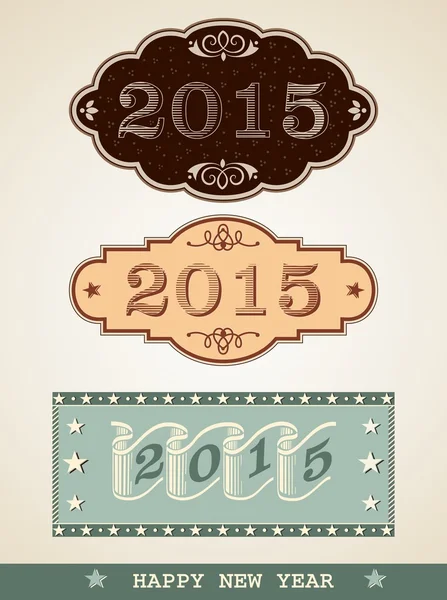 New Year 2015 — Stock Vector