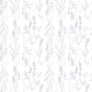 Lavanta mor vektörlü kusursuz desen. Violet lavanta arkaplanı.