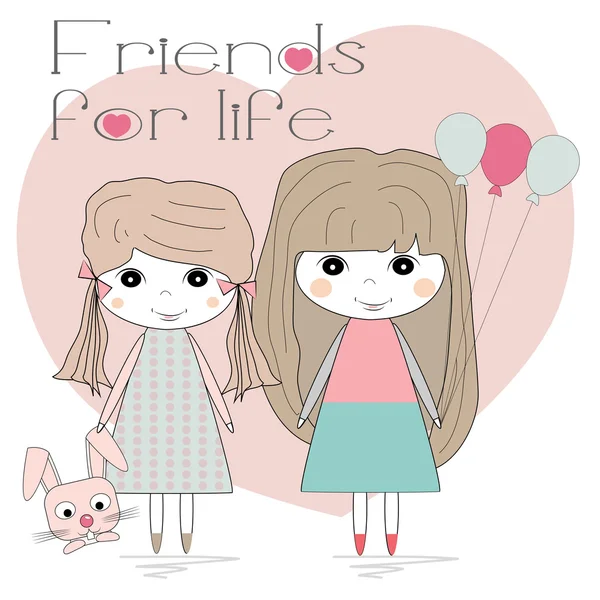 8,646 Best Friends Girls Cartoon Royalty-Free Images, Stock Photos &  Pictures