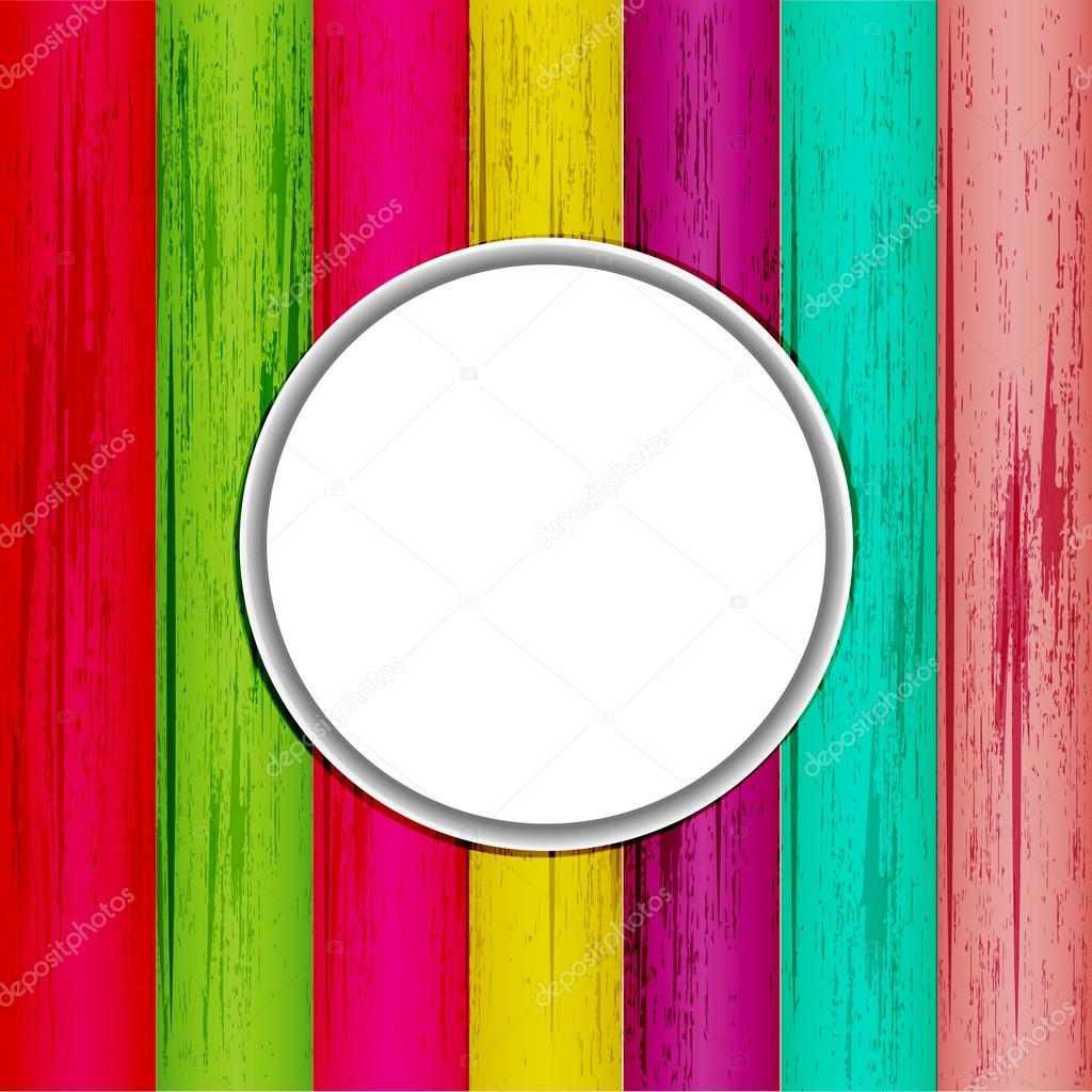 Colorful background with circle