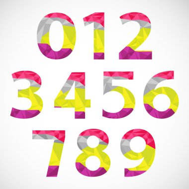 Çokgen numaraları alfabe