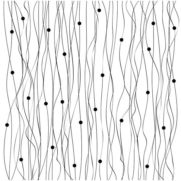 Lignes point et courbe arrière-plan — Image vectorielle