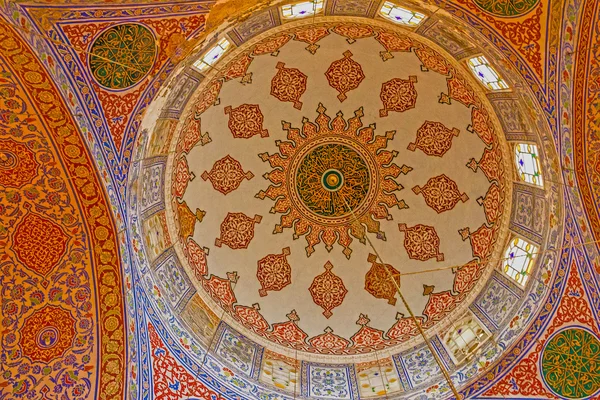 Vista interna da Mesquita Azul, Sultanahmet, Istambul, Turquia — Fotografia de Stock