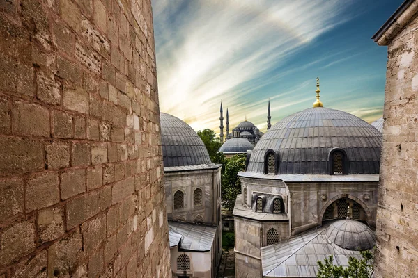 Blauwe moskee sultanahmet, istanbul, Turkije — Stockfoto