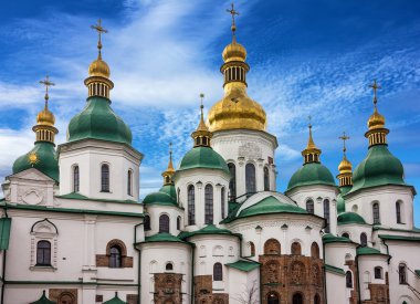 Kiev, Ukrayna. Saint Sophia Monastery Katedrali, Unesco Dünya o