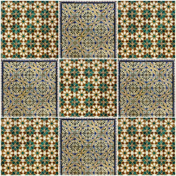 Ornamental background. Ceramic tile — Stock Photo, Image