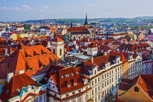 Praga, República Checa. Arquitectura del casco antiguo — Foto de Stock