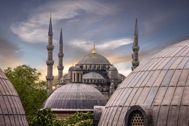 Blue mosque Sultanahmet, Istanbul, Turkey clipart