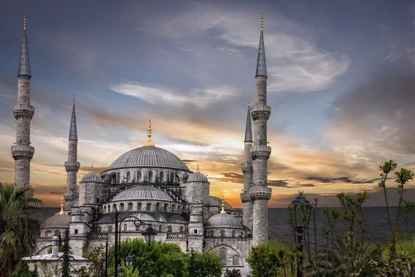 Modrá mešita sultanahmet, istanbul, Turecko — Stock fotografie