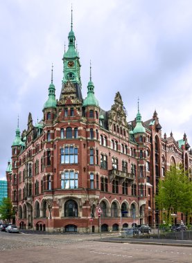 Hamburg, Almanya. Eski depo binası