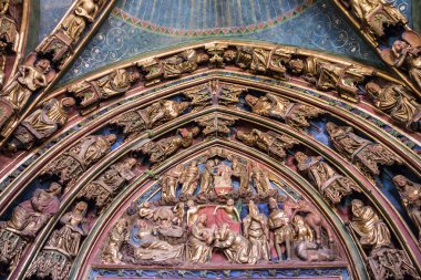 Nürnberg Katedrali, Almanya. St. Lawrence Kilisesi.