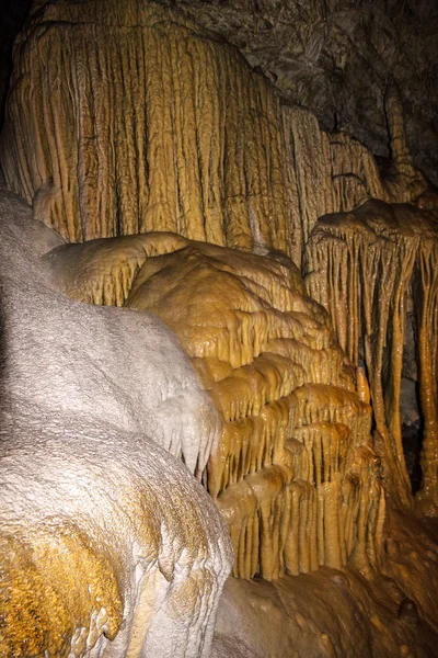 Stalactite underground cave, Demanovska, Slovakia — Stock Photo, Image