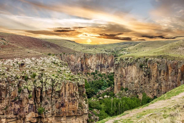 Cappadocia, Anatolia, Turkey. Canyon Ihlara — Stock Photo, Image