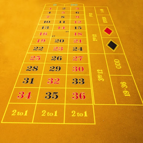 Mesa en casino de juego —  Fotos de Stock