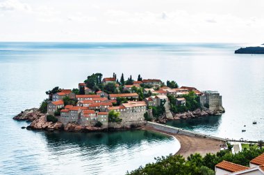 Yaz resort manzara, Saint Stephen Adası, Budva
