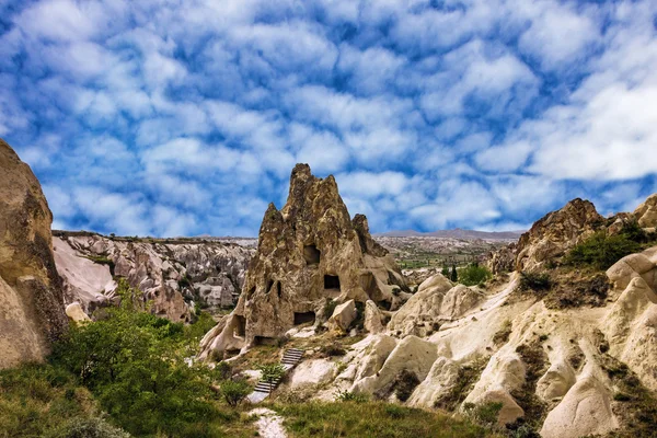 Mountain landscape in national park Goreme, Cappadocia, Turkey — Stock Photo, Image