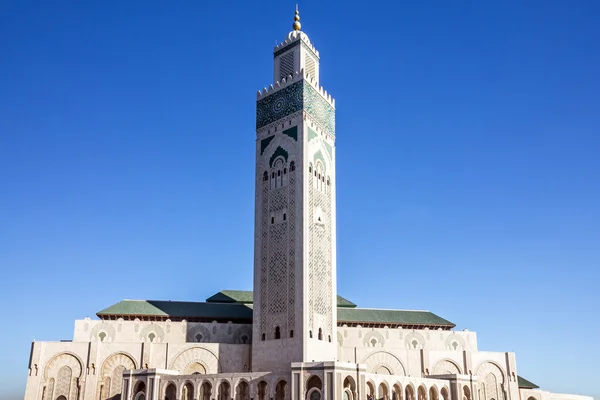 Casablanca, Marokko. Moskee Hassan Ii gebouw — Stockfoto