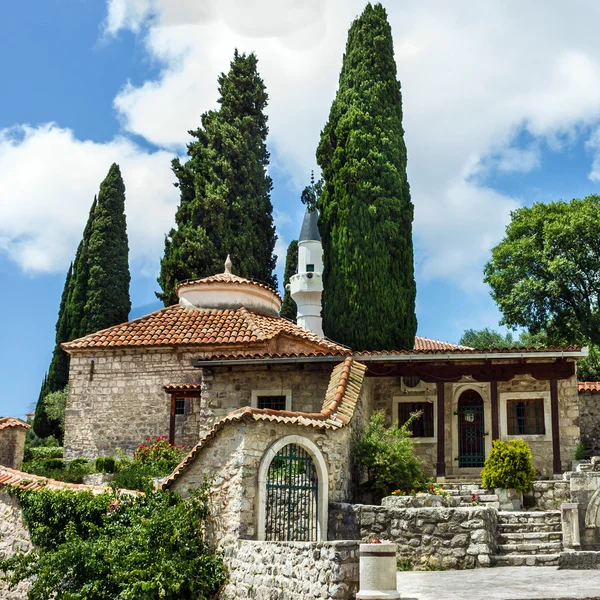 Mesquita na cidade Bar, Montenegro Imagem De Stock