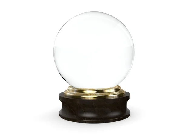 Bola de cristal transparente Imagen de archivo