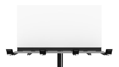 Boş izole Billboard