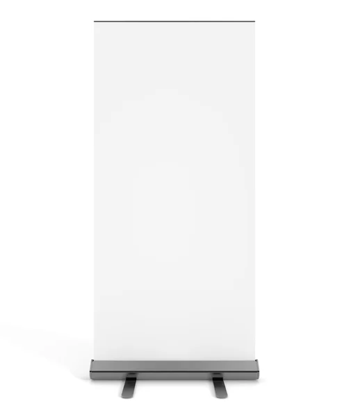 Serbest duran boş beyaz ekran üzerinde beyaz bir backg izole işareti