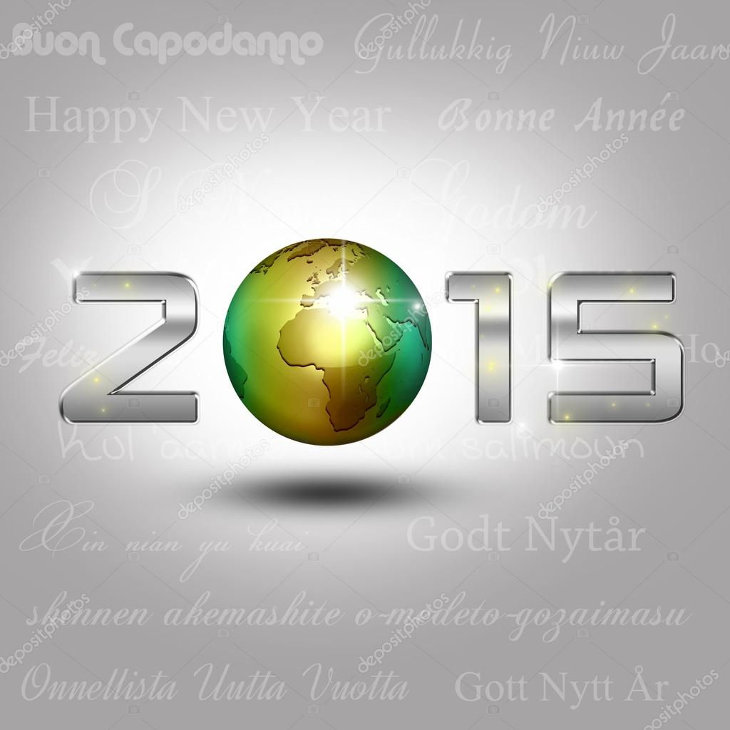 World Globe New Year 2015