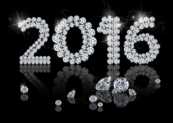 Brilliant New Year 2016 — Stock Photo, Image