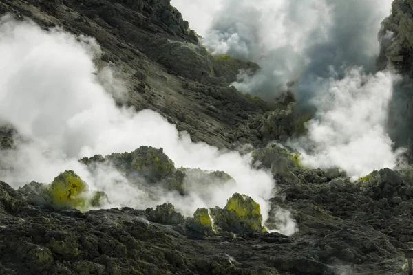 Krajina Iou Turistická Destinace Národního Parku Akan Mashu Japonském Hokkaidu — Stock fotografie