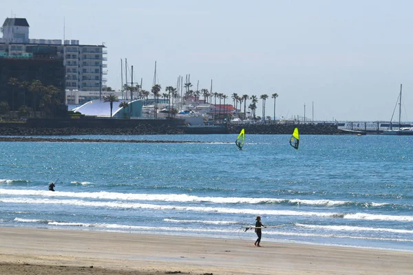 April 2018 Kamakura City Kanagawa Prefecture Japana View Locals Enjoying — Stock Photo, Image