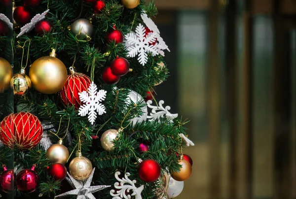 Weihnachtsschmuck Der Stadt — Stockfoto