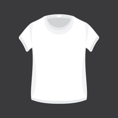 Vektör desen t-shirt görüntüler sprey için hazır. Tasarım şablonu. Beyaz renk.