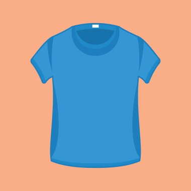 Vektör desen t-shirt görüntüler sprey için hazır. Tasarım şablonu. Mavi renk.