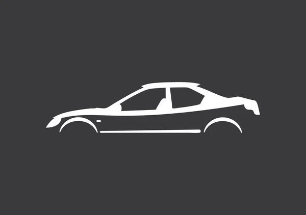 Vector illustration of types of cars silhouette. — Stock Vector