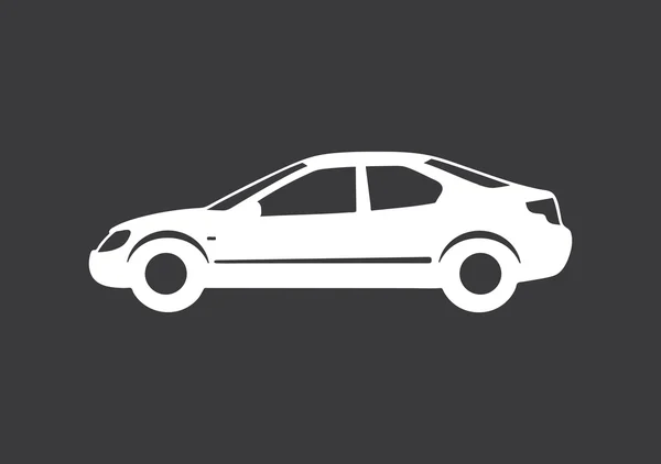 Ilustración vectorial de tipos de silueta de coches . — Vector de stock