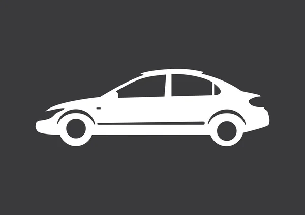 Ilustración vectorial de tipos de silueta de coches . — Vector de stock