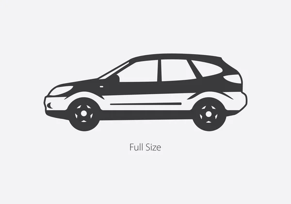 Vector εικονογράφηση σιλουέτα άθλημα όχημα εδάφους — Διανυσματικό Αρχείο