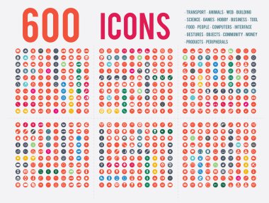 Icons simple sorted set for web and graphics clipart
