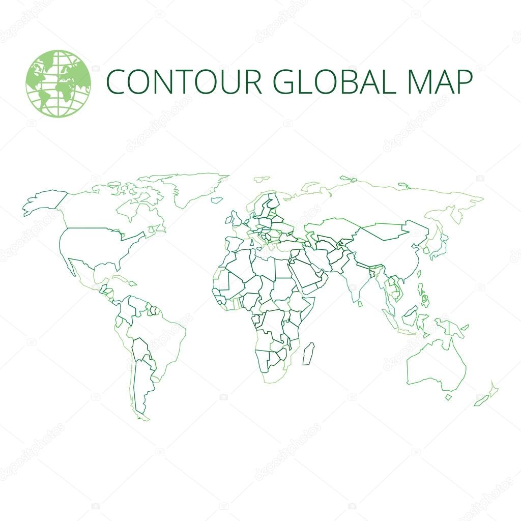 Global Map Vector Free Download Global Map Vector Free Download