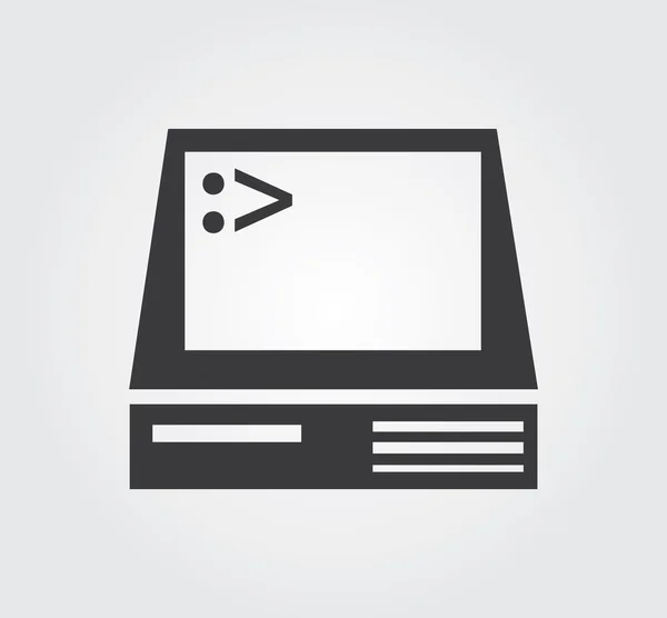 Icône web simple dans le vecteur : équipement de bureau — Image vectorielle