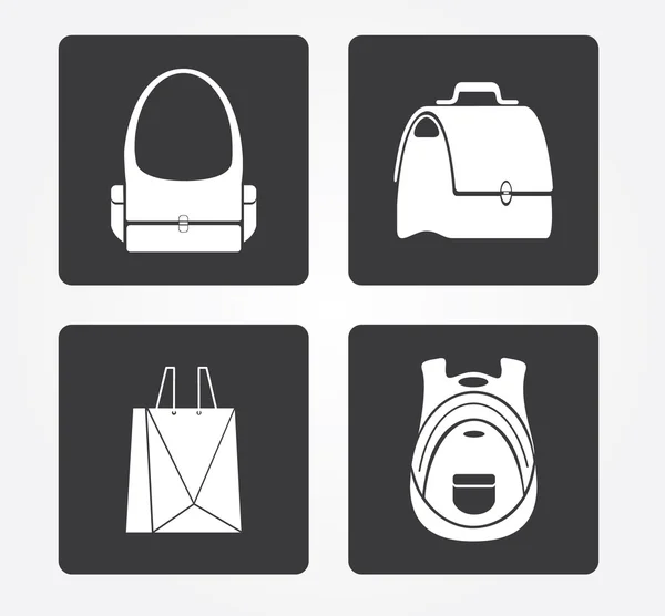 Simple web icon in vector: shopping basket — Stockvector